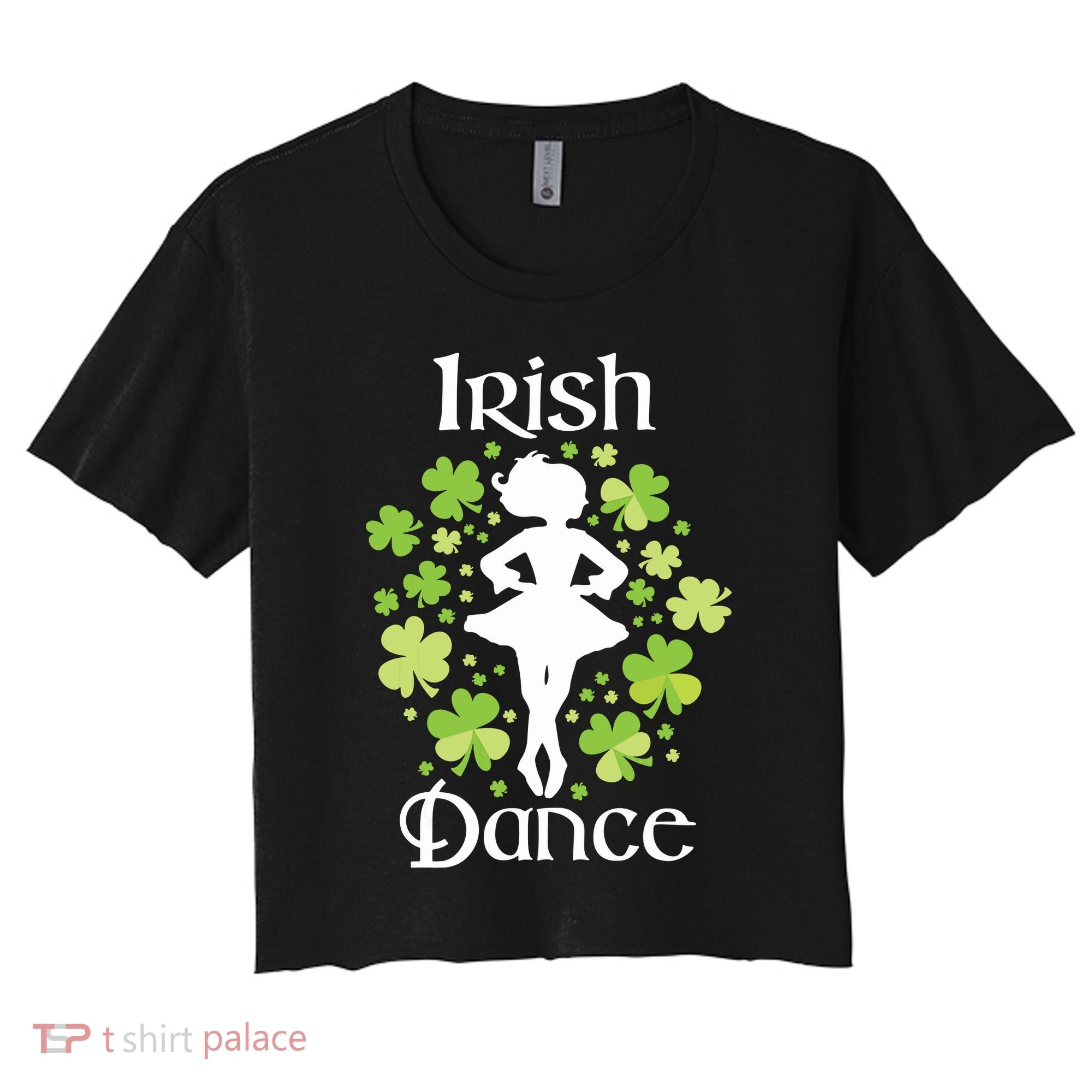 Irish Dance Irish Dancer Ceili Reel Dance Women's Crop Top Tee