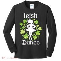 Irish Dance Irish Dancer Ceili Reel Dance Kids Long Sleeve Shirt thumb 0