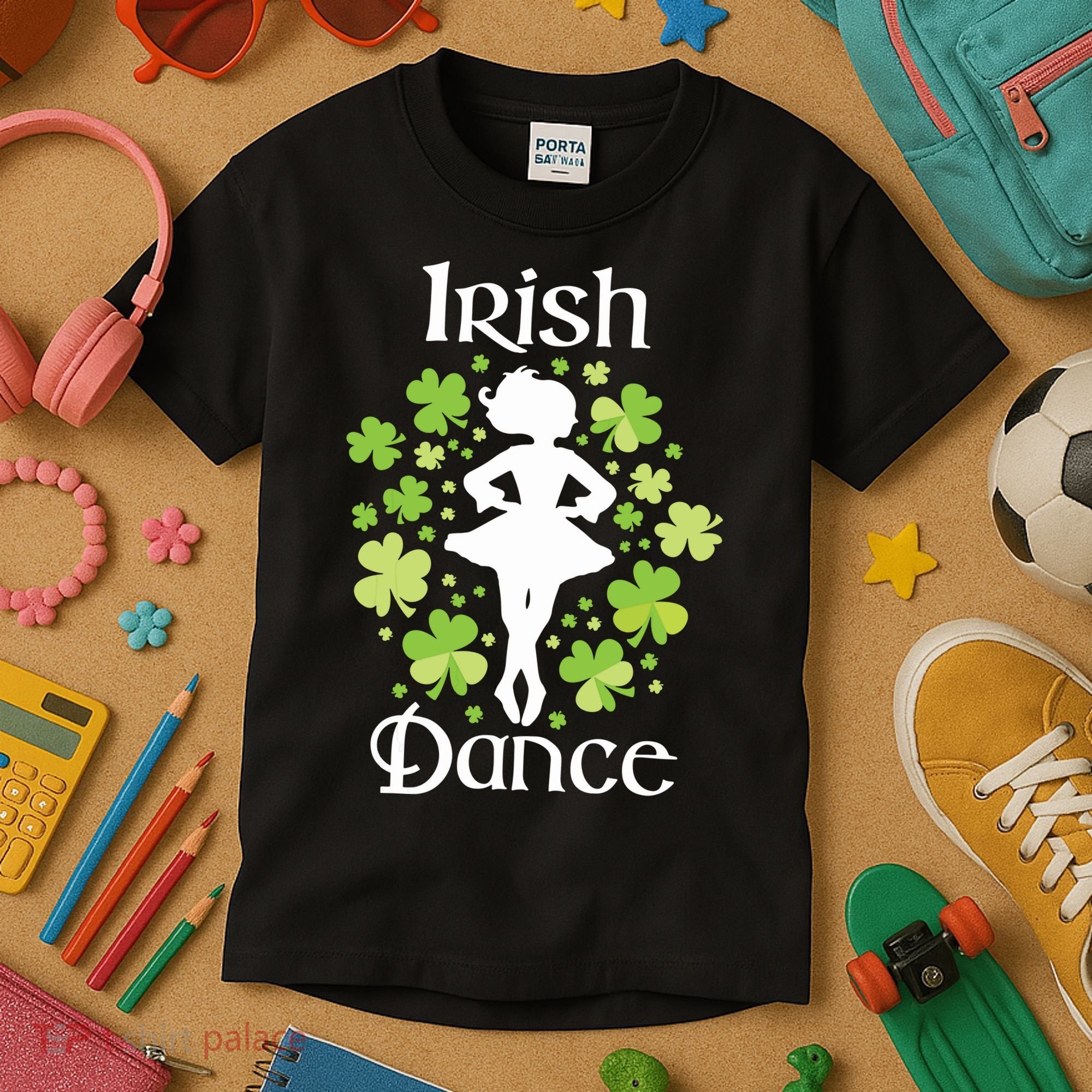 Irish Dance Irish Dancer Ceili Reel Dance Kids T-Shirt