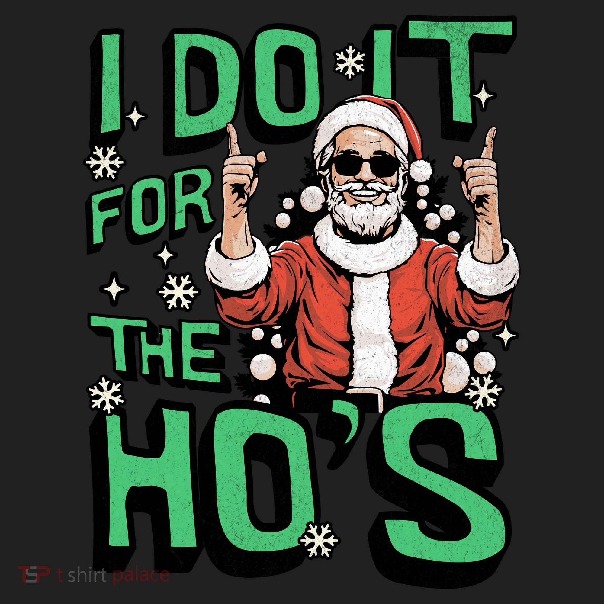 I Do It For The HoS Funny Christmas Santa Claus Beanie