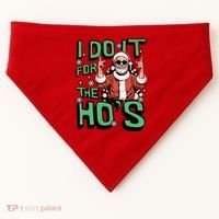 I Do It For The HoS Funny Christmas Santa Claus USA-Made Doggie Bandana thumb 0