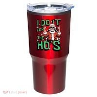 I Do It For The HoS Funny Christmas Santa Claus Tumbler thumb 0