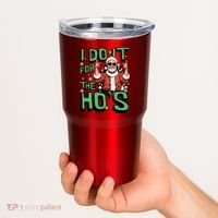 I Do It For The HoS Funny Christmas Santa Claus Tumbler thumb 2