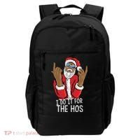 I Do It For The Hos American African Santa Gift Backpack thumb 0