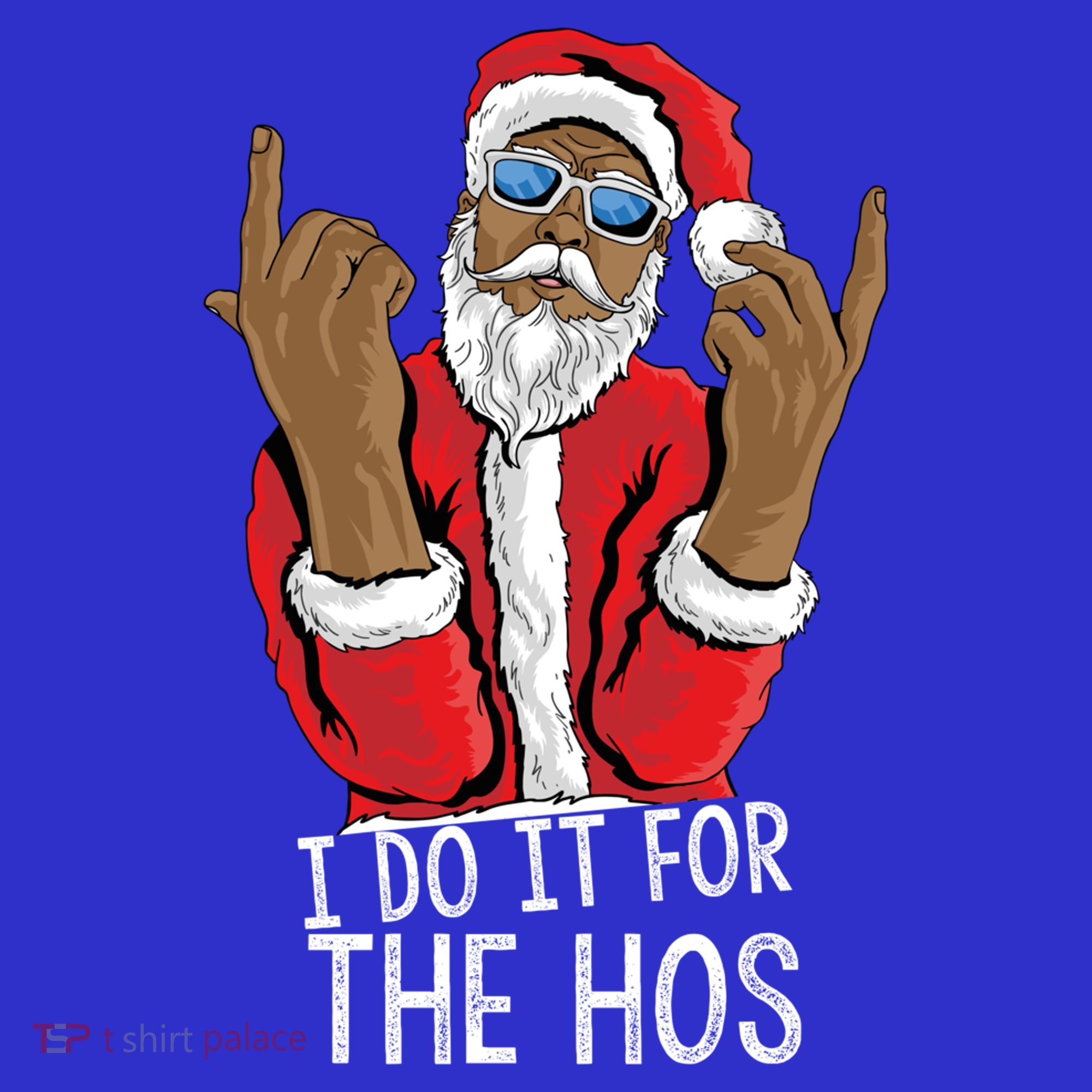 I Do It For The Hos American African Santa Gift Women's Tank Top