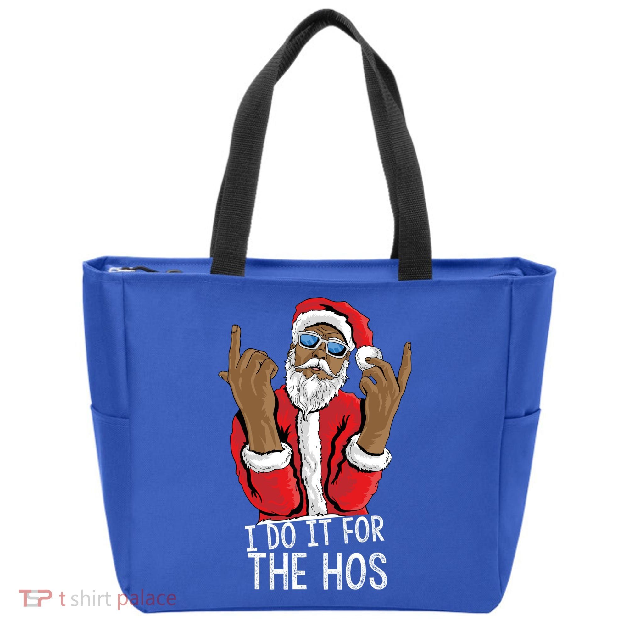 I Do It For The Hos American African Santa Gift Tote Bag