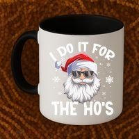 I Do It For The Hos Christmas In July Santa Claus Meaningful Gift Coffee Mug thumb 2