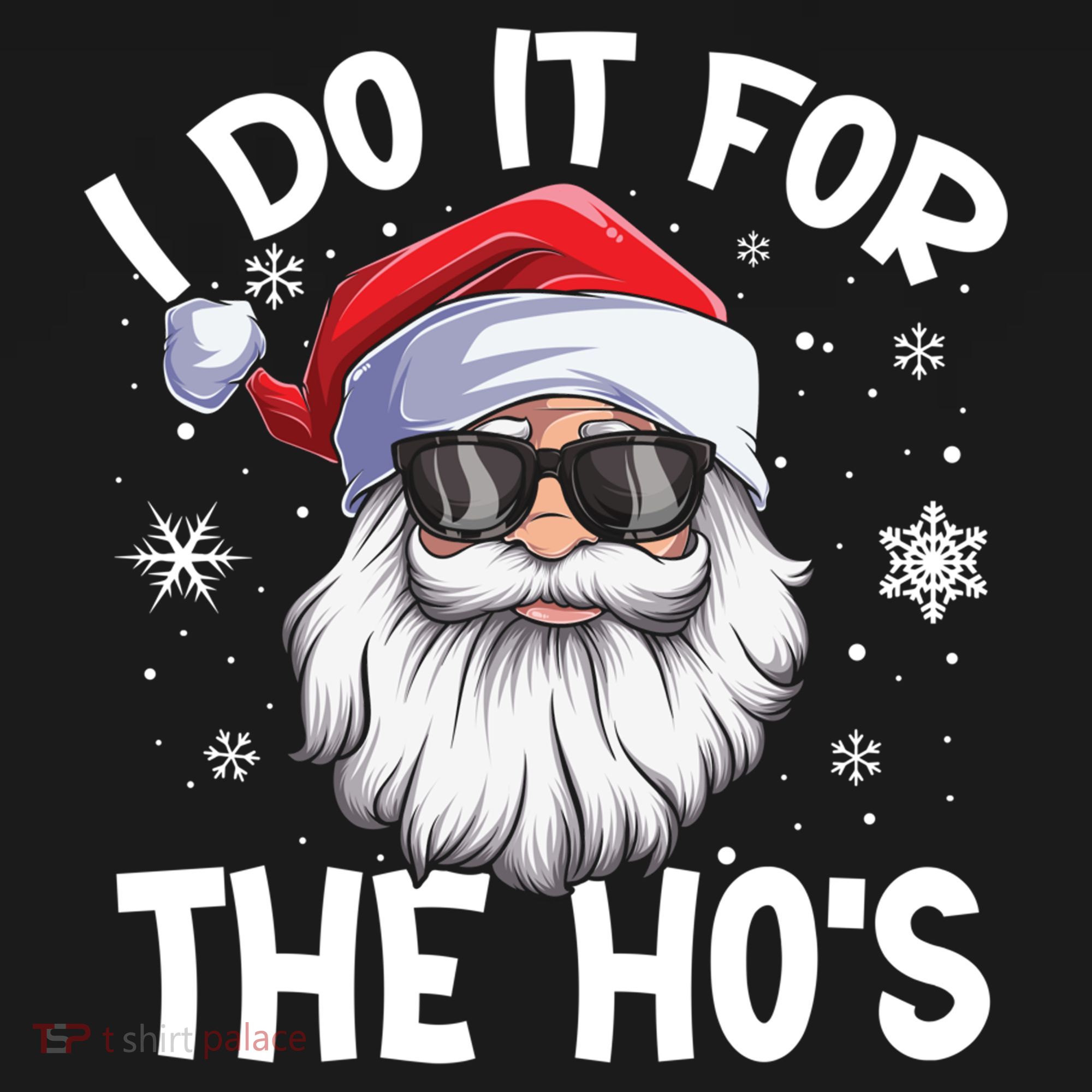 I Do It For The Hos Christmas In July Santa Claus Meaningful Gift Women's Hoodie