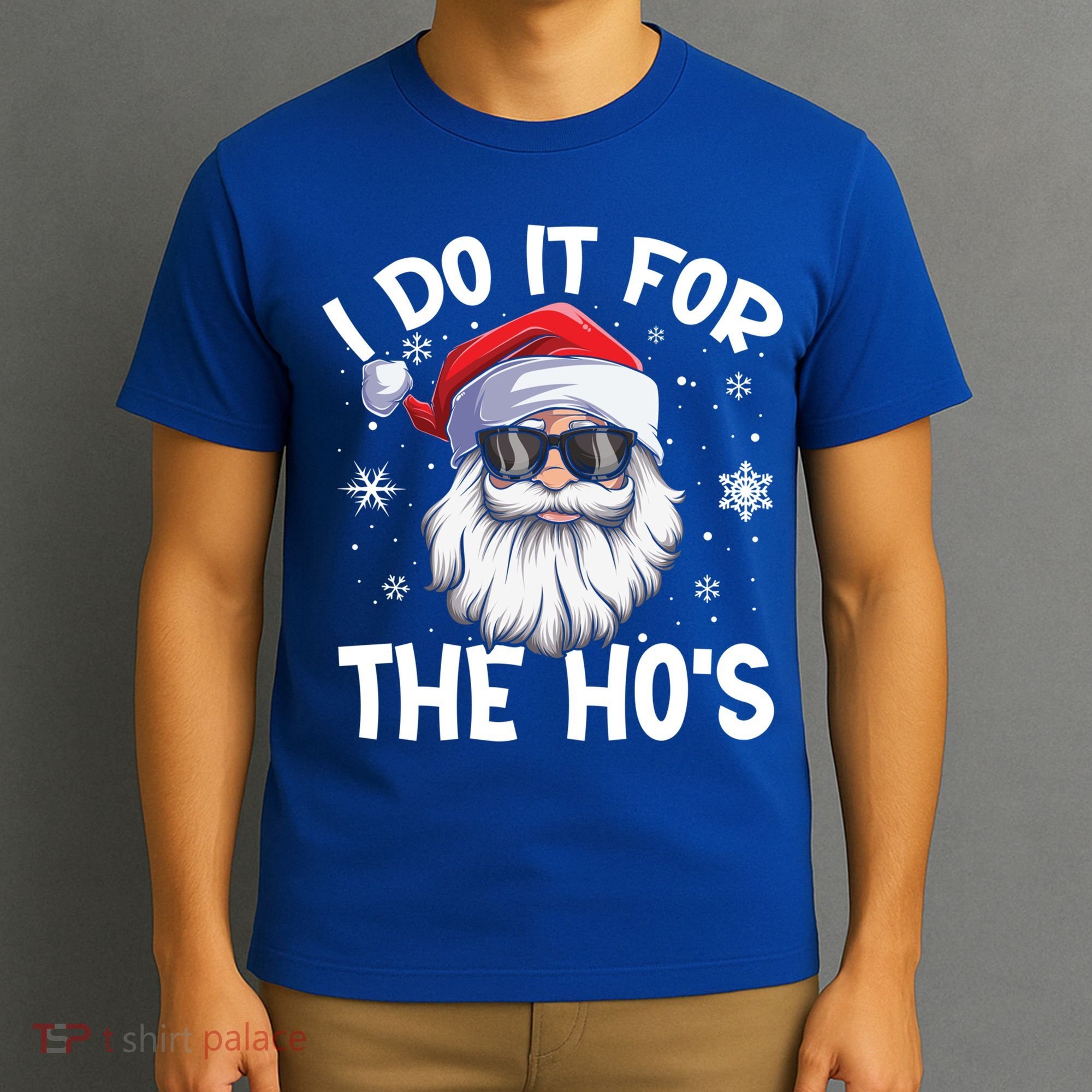 I Do It For The Hos Christmas In July Santa Claus Meaningful Gift T-Shirt