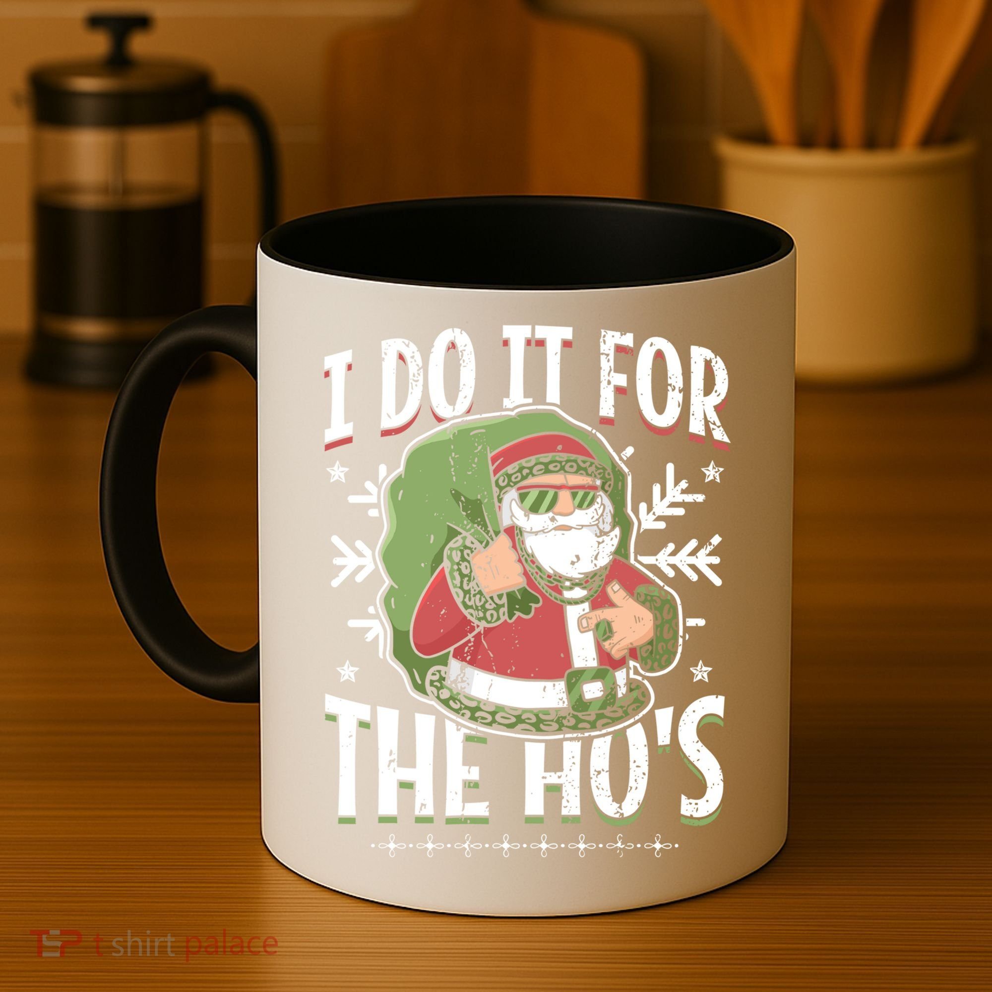 I Do It For The Hos Christmas Gift Coffee Mug