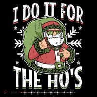 I Do It For The Hos Christmas Gift Coffee Mug thumb 5