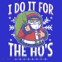 I Do It For The Hos Christmas Gift Women's Long Sleeve Shirt thumb 2