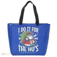 I Do It For The Hos Christmas Gift Tote Bag thumb 0