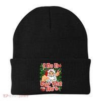 I Do It For The Hos Santa Claus Christmas Lights Beanie thumb 0