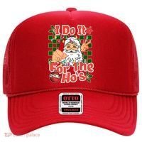 I Do It For The Hos Santa Claus Christmas Lights Hat thumb 0