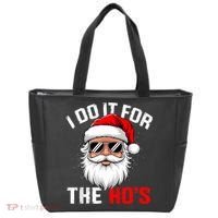 I Do It For The Hos Funny Inappropriate Christmas Santa Face Tote Bag thumb 0