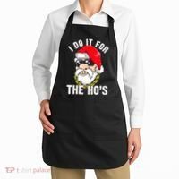 I Do It For The Hos Ho S Fun Inappropriate Xmas Gift  Apron thumb 2