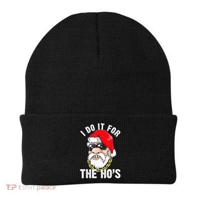 I Do It For The Hos Ho S Fun Inappropriate Xmas Gift  Beanie