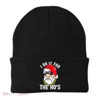 I Do It For The Hos Ho S Fun Inappropriate Xmas Gift  Beanie thumb 0