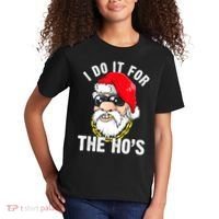I Do It For The Hos Ho S Fun Inappropriate Xmas Gift  Kids T-Shirt thumb 2