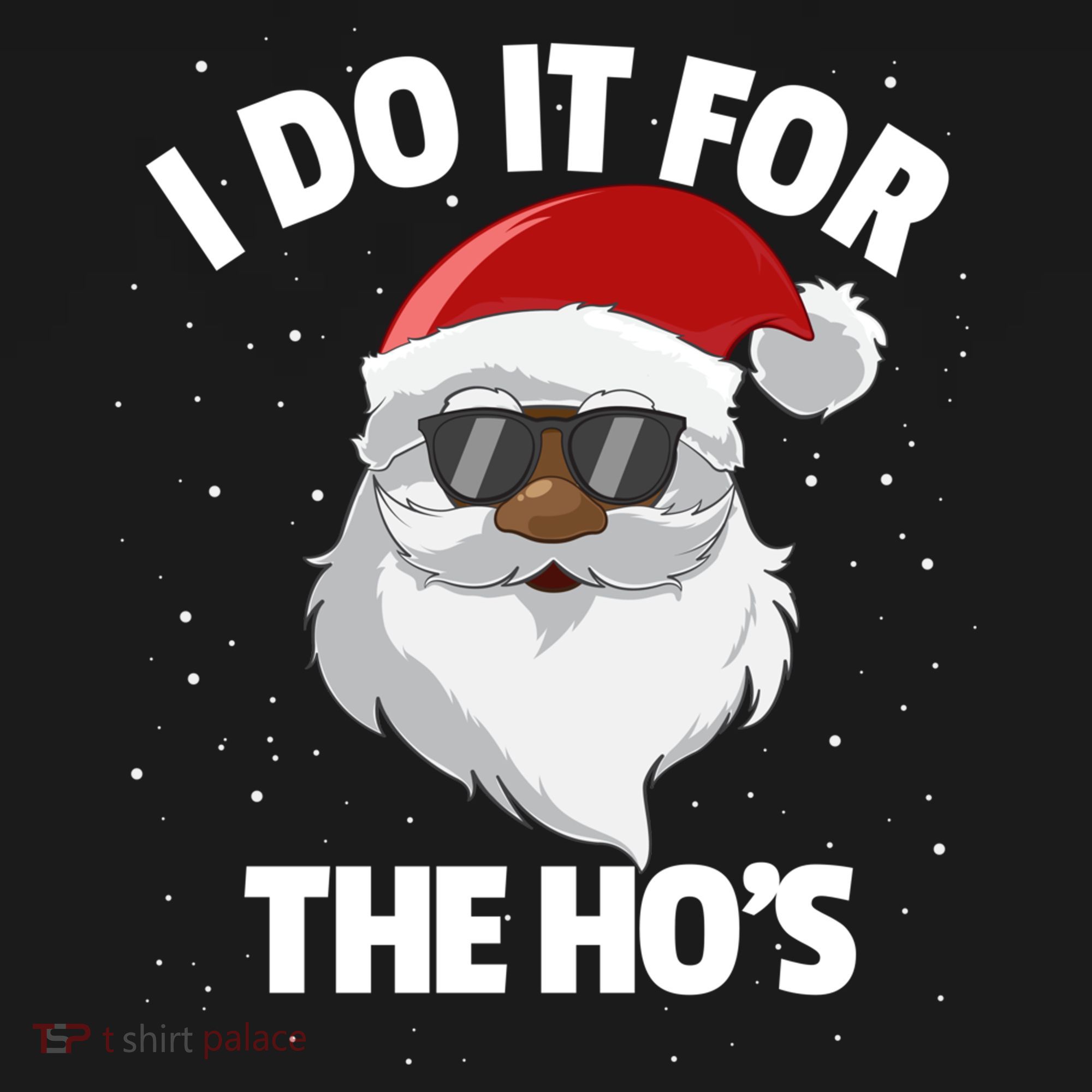 I Do It For The HoS Santa Claus Christmas Do It For The Hos Gift Women's Hoodie