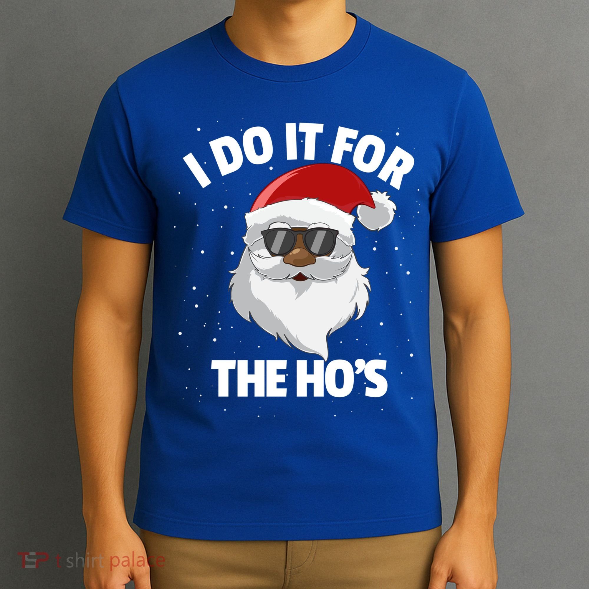 I Do It For The HoS Santa Claus Christmas Do It For The Hos Gift T-Shirt