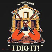 I Dig It Archelogy Archeolgist Polo thumb 3