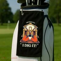 I Dig It Archelogy Archeolgist Golf Towel thumb 2