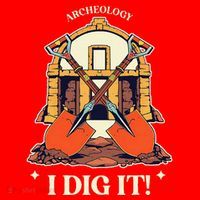 I Dig It Archelogy Archeolgist Santa Hat thumb 1