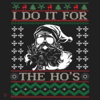 I Do It For The Hos Christmas Hos Santa Hos Xmas Gif Idea Gift Hat thumb 2