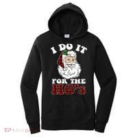 I Do It For The Ho's Funny Inappropriate Christmas Men Women's Hoodie thumb 0