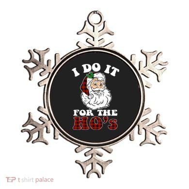 I Do It For The Ho's Funny Inappropriate Christmas Men Ornament