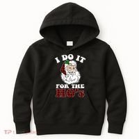I Do It For The Ho's Funny Inappropriate Christmas Men Kids Hoodie thumb 0