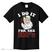 I Do It For The Ho's Funny Inappropriate Christmas Men Kids T-Shirt thumb 0
