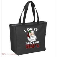 I Do It For The Ho's Funny Inappropriate Christmas Men Tote Bag thumb 2