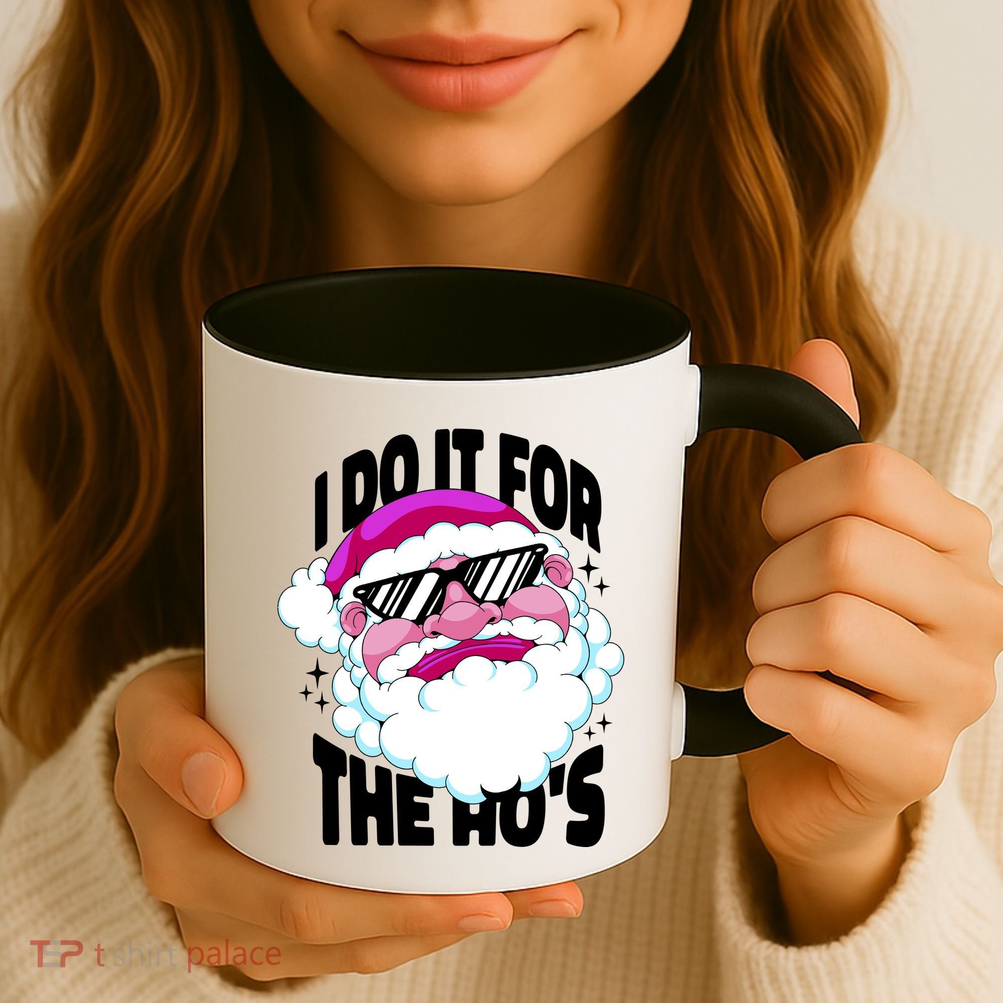 I DO It For The Ho's Funny Santa Claus Coffee Mug