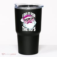 I DO It For The Ho's Funny Santa Claus Tumbler thumb 0