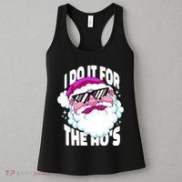 I DO It For The Ho's Funny Santa Claus Women's Tank Top thumb 3