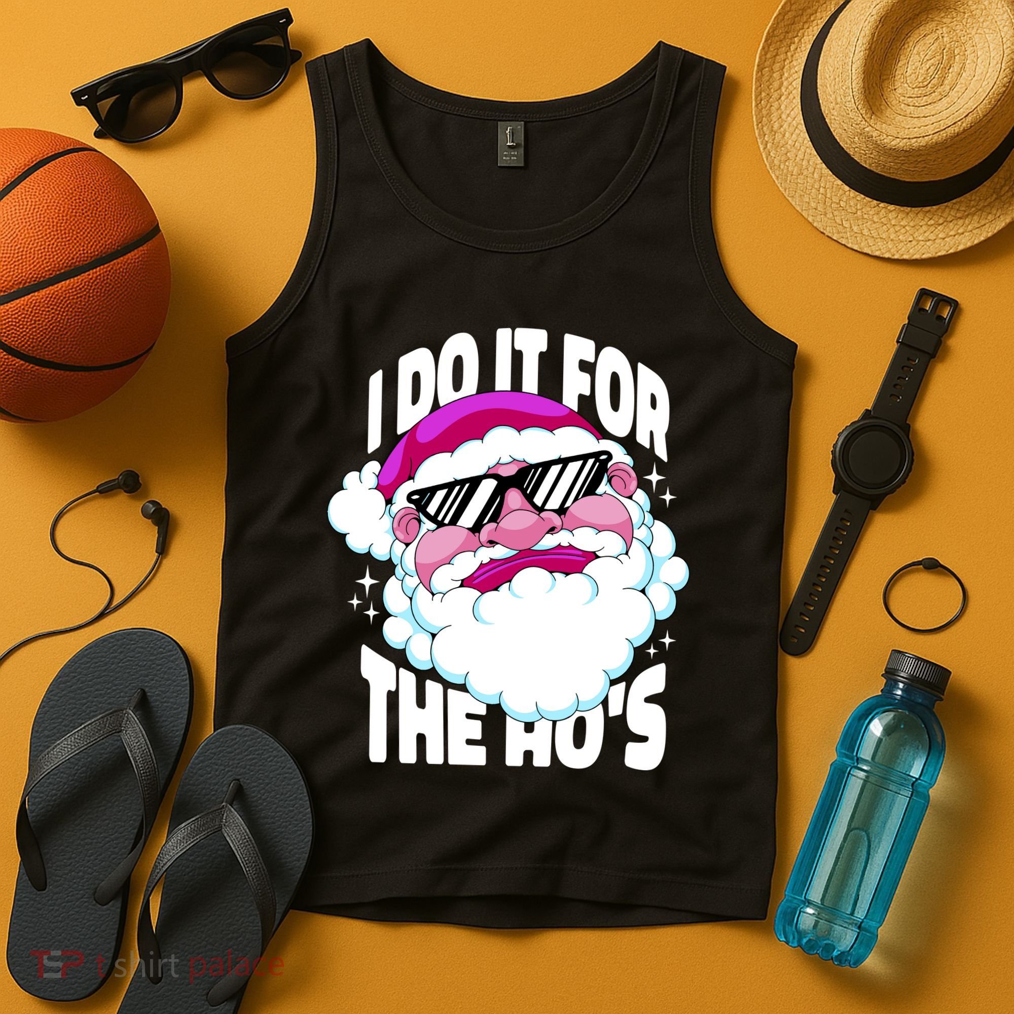 I DO It For The Ho's Funny Santa Claus Tank Top