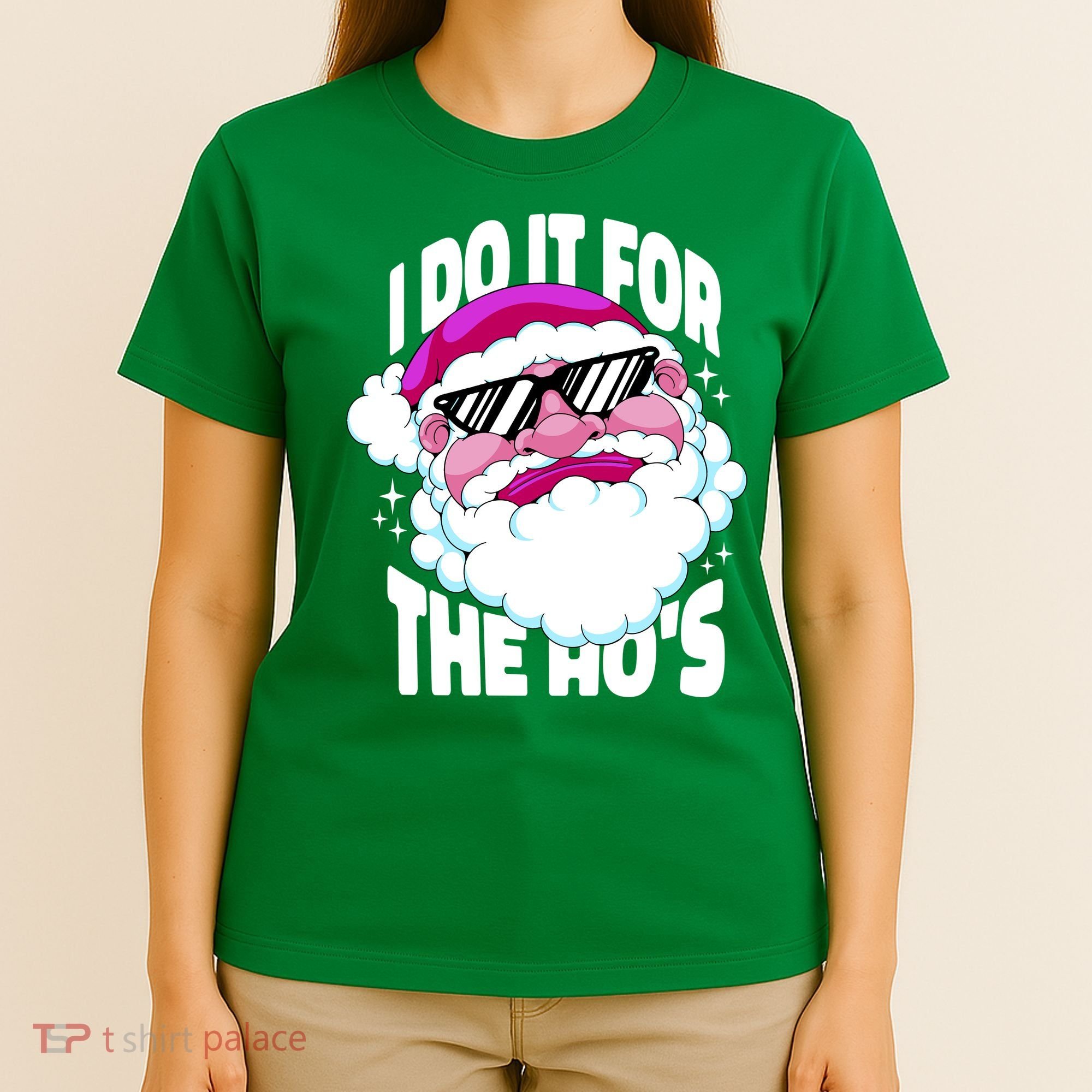 I DO It For The Ho's Funny Santa Claus T-Shirt