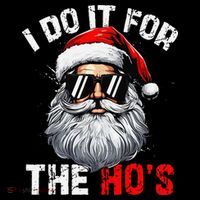 I Do It For The Hos Funny Inappropriate Christmas Santa Face Coffee Mug thumb 5