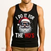 I Do It For The HoS Cute Xmas Tank Top thumb 3