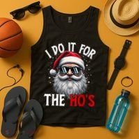 I Do It For The HoS Cute Xmas Tank Top thumb 4