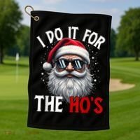 I Do It For The HoS Cute Xmas Golf Towel thumb 1