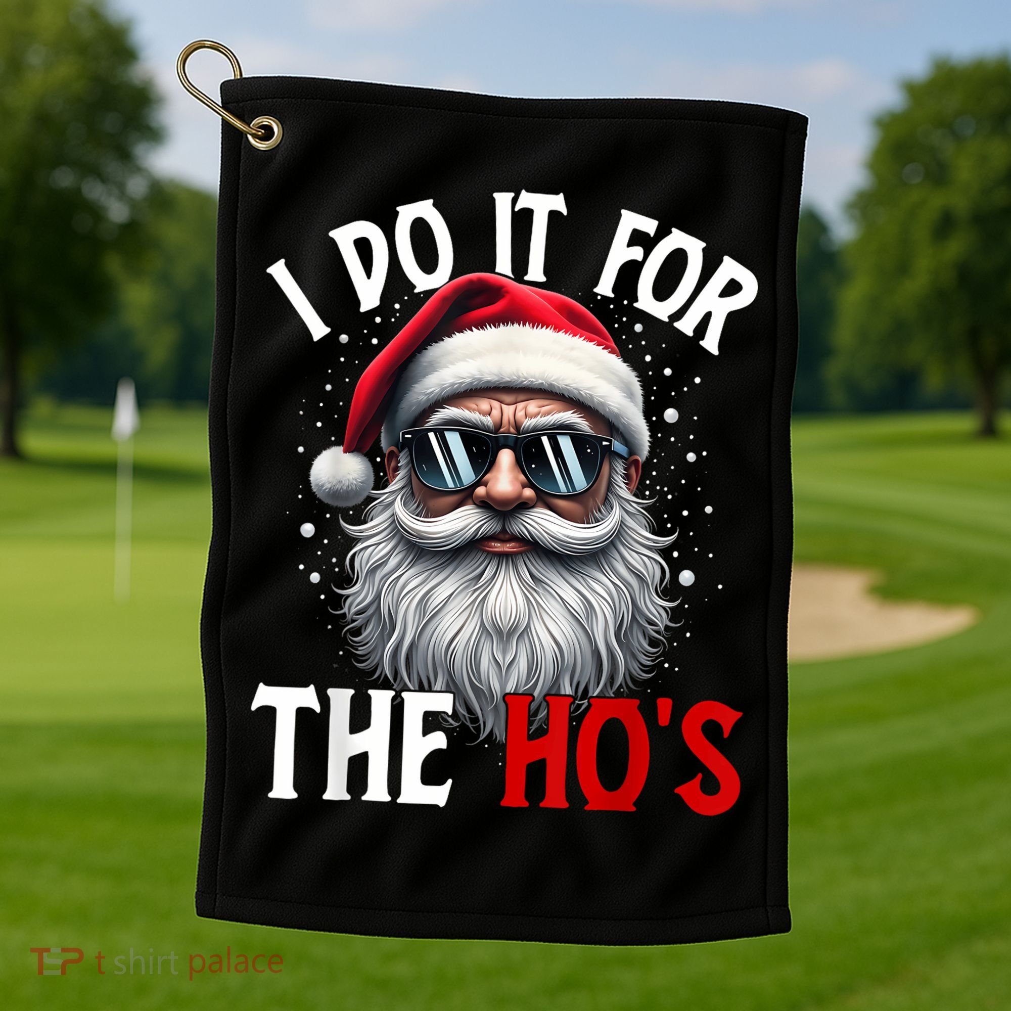 I Do It For The HoS Cute Xmas Golf Towel