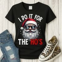 I Do It For The HoS Cute Xmas Women's T-Shirt thumb 3