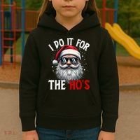 I Do It For The HoS Cute Xmas Kids Hoodie thumb 3