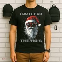 I Do It For The HoS Funny Santa Inappropriate Christmas T-Shirt thumb 6