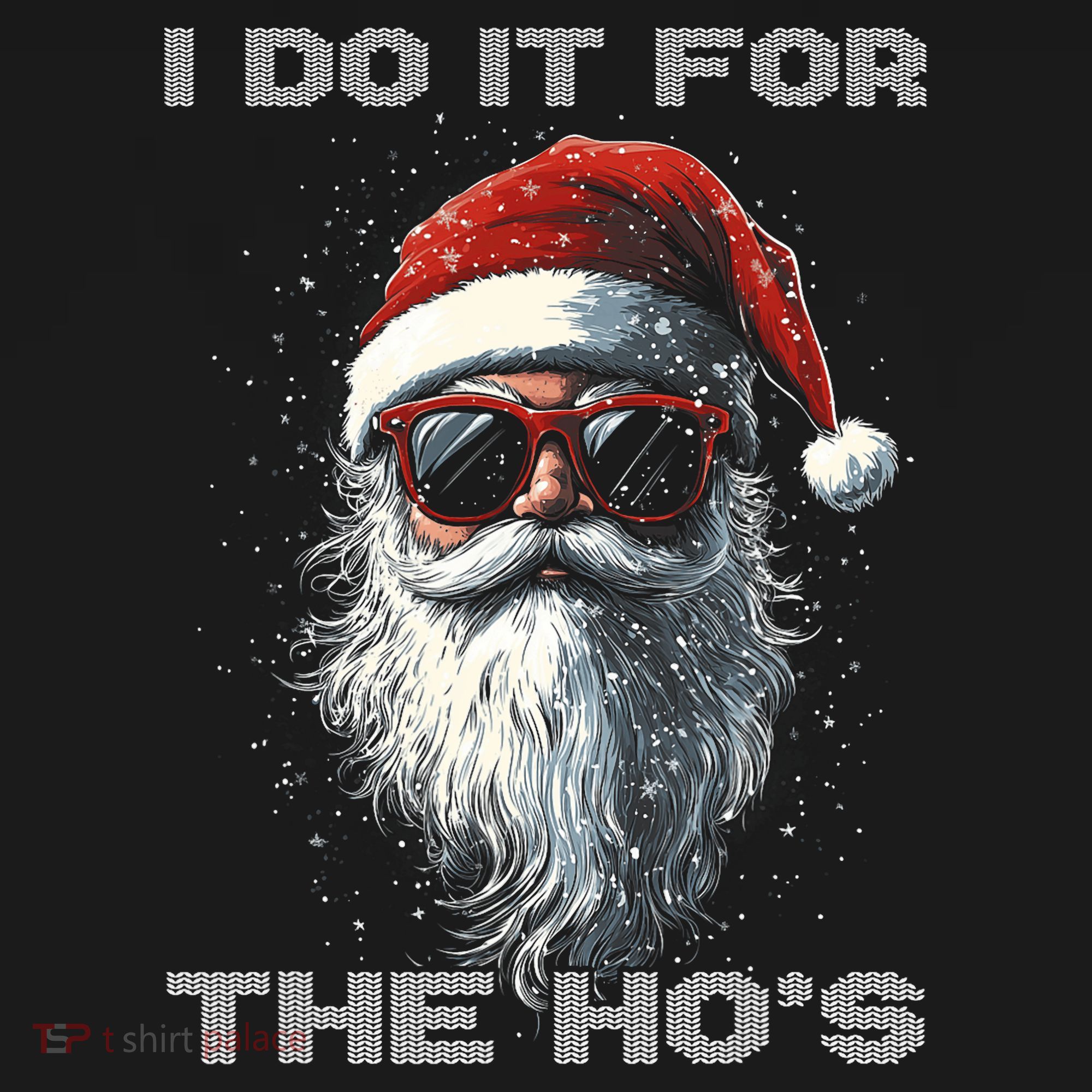 I Do It For The HoS Funny Santa Inappropriate Christmas Women's Tank Top