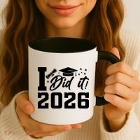 I Did It Graduate For Class Of 2026 Graduation Coffee Mug thumb 3